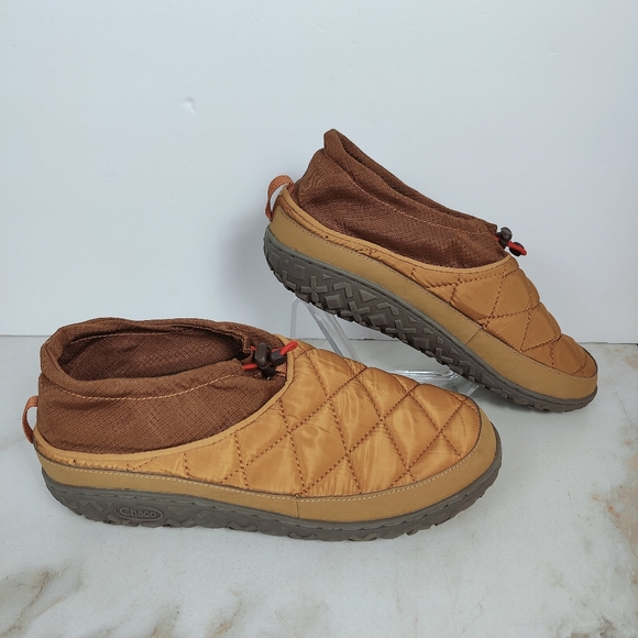 Chaco Men\'s Ramble Puff Cinch Casual Shoes Slippers Carmel Brown, 9.5